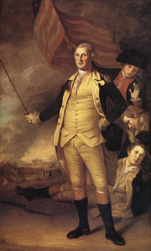Charles Willson Peale Washington at the Battle of Princeton,January 3,1777 china oil painting image